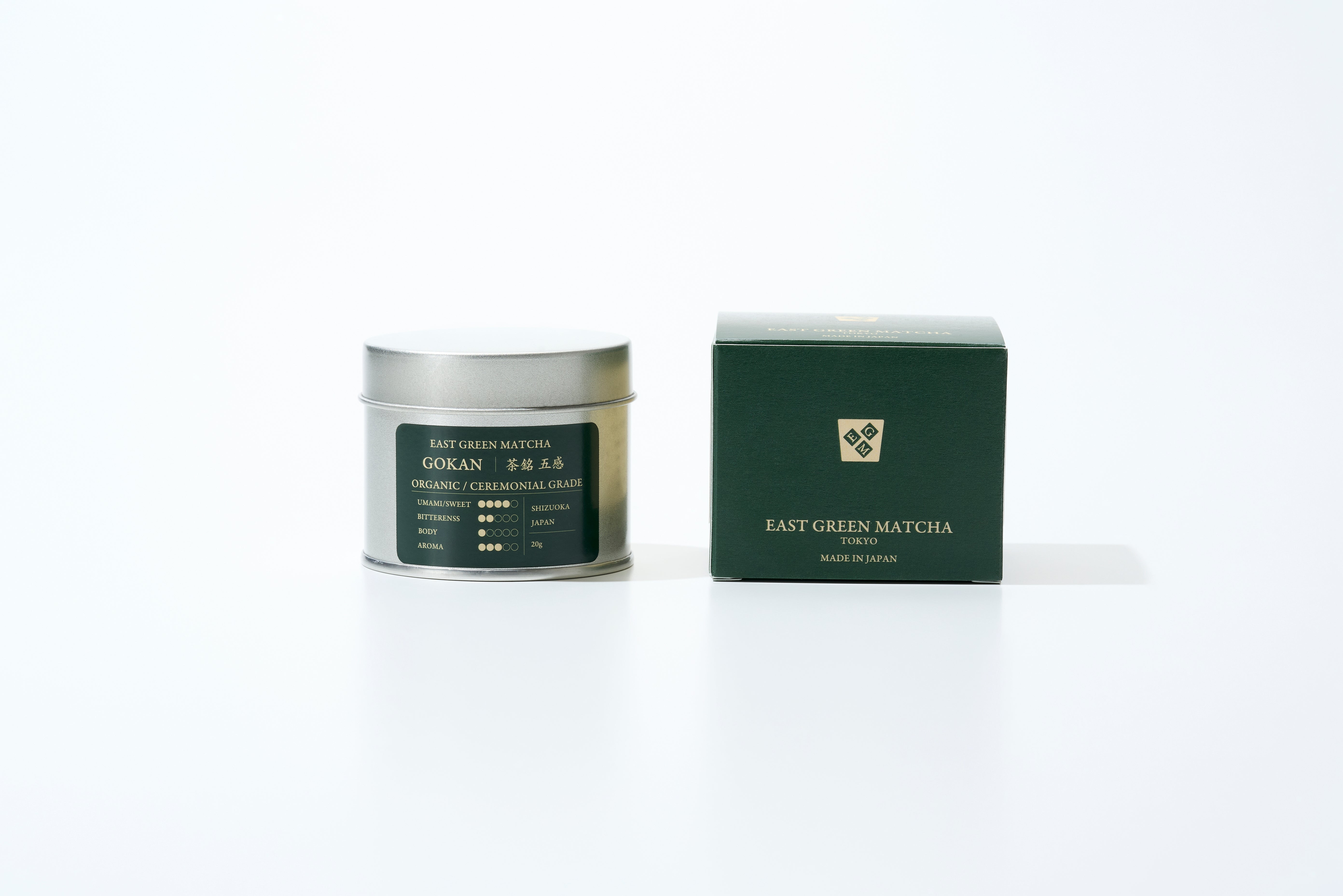 オーガニック抹茶 '五感' / Organic Matcha `GOKAN` – EAST GREEN MATCHA